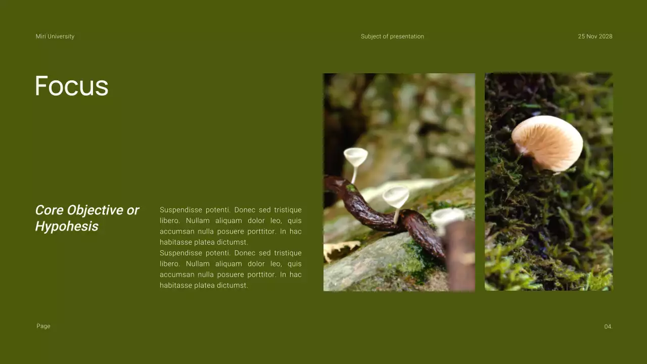 Green Minimal Academic Introduction Presentation