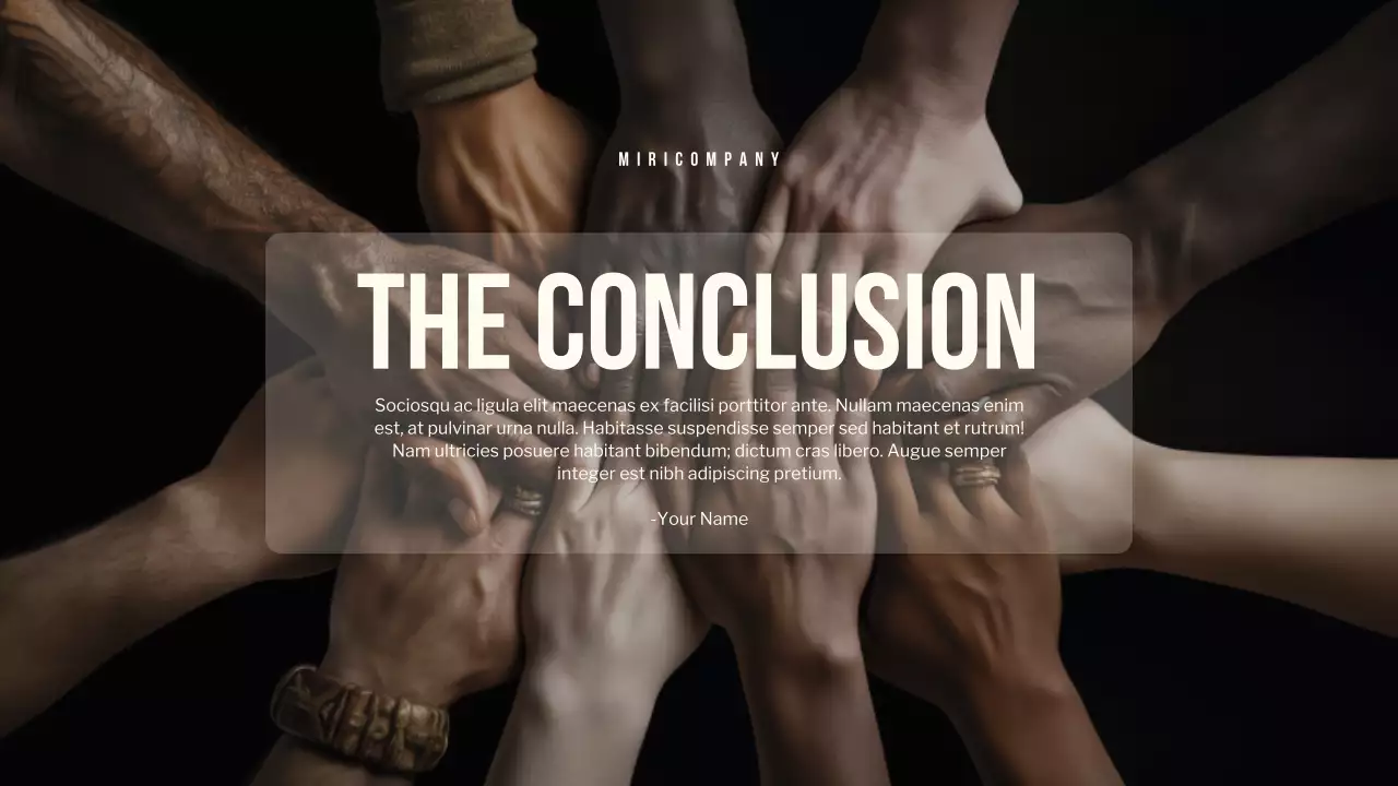 Bài trình bày báo cáo phi lợi nhuận chuyên nghiệp của người da đen