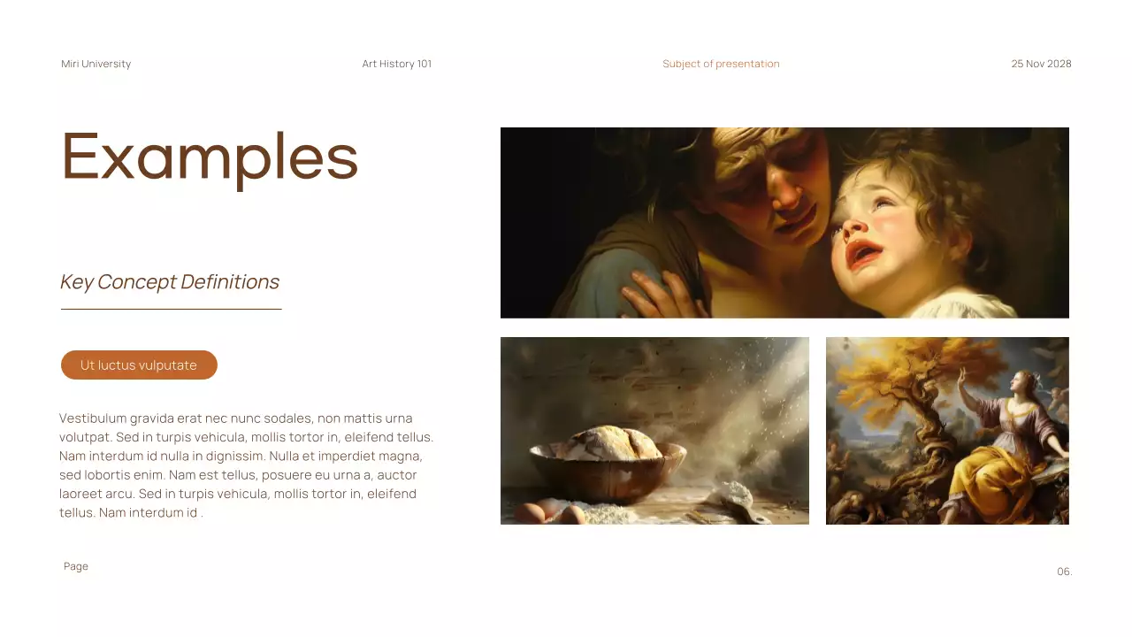 Brown Classic Academic Introduction Presentation