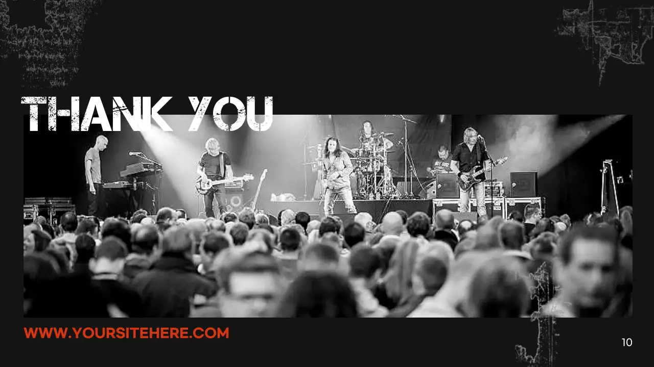 Black Retro Music History Presentation