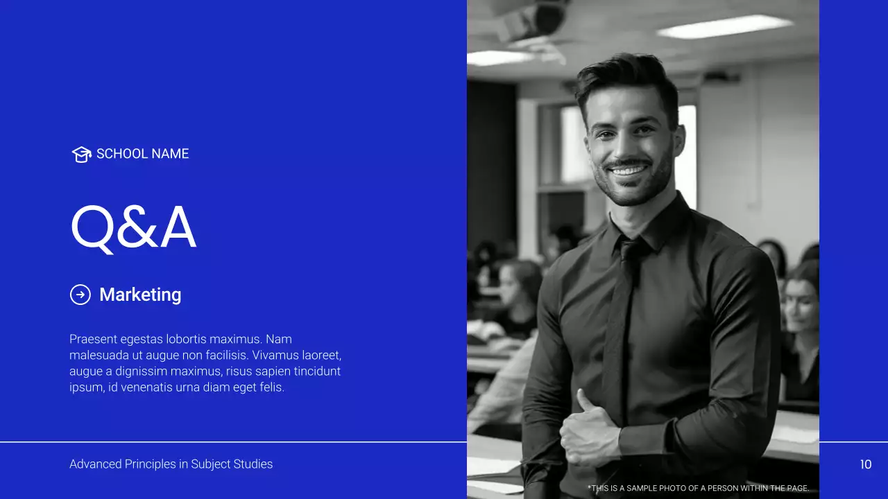 Black Modern Academic Introduction Presentation