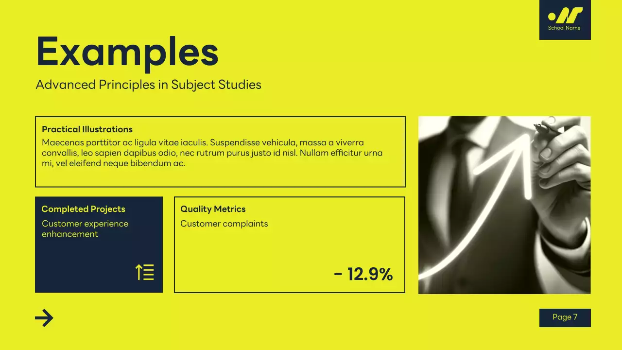 Yellow Modern Academic Introduction Presentation