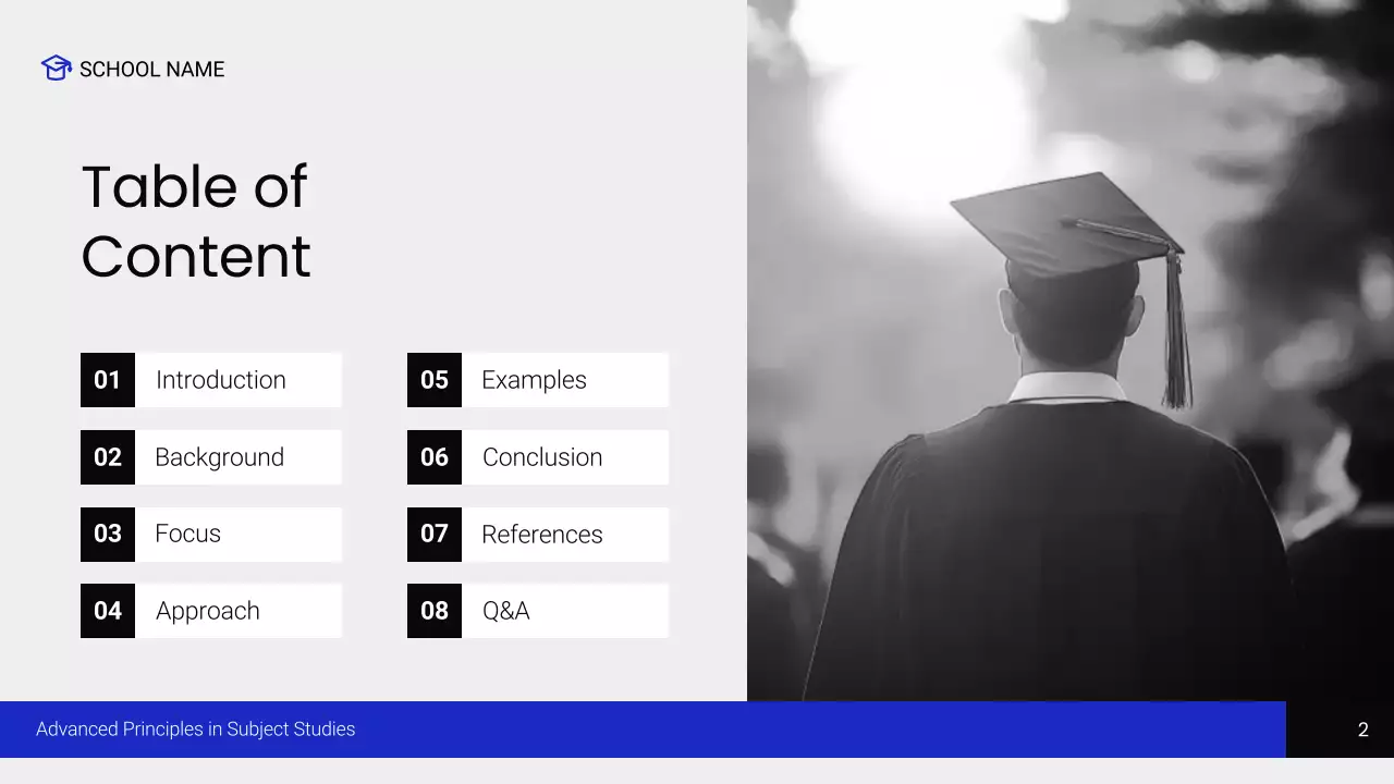 Black Modern Academic Introduction Presentation