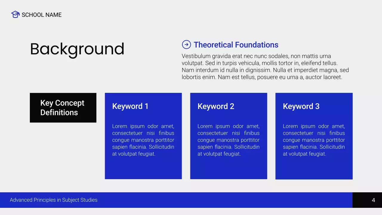 Black Modern Academic Introduction Presentation