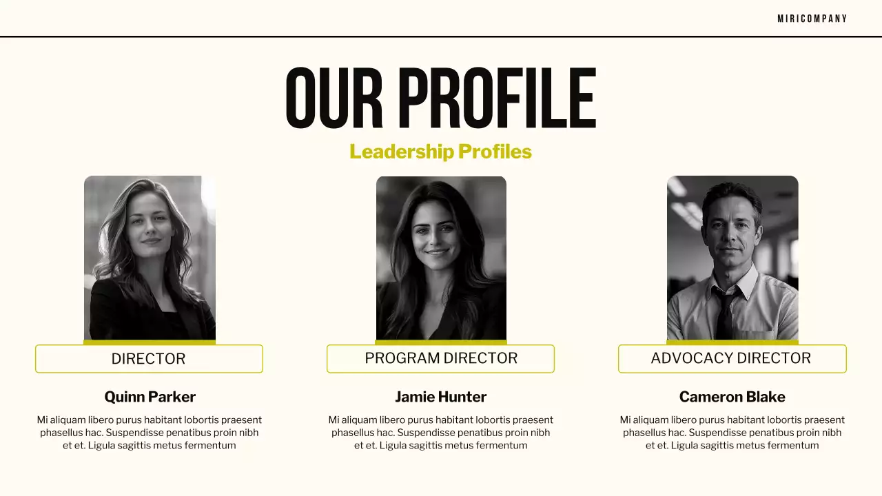 Bài trình bày báo cáo phi lợi nhuận chuyên nghiệp của người da đen