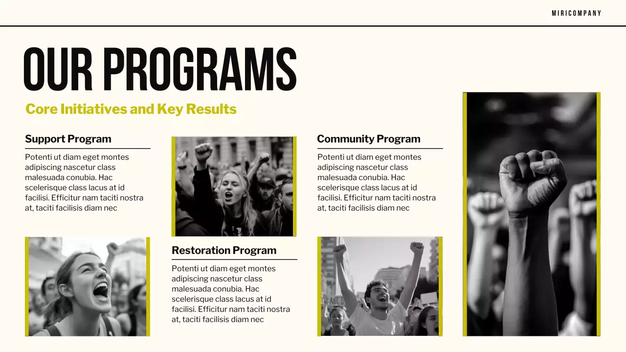 Bài trình bày báo cáo phi lợi nhuận chuyên nghiệp của người da đen