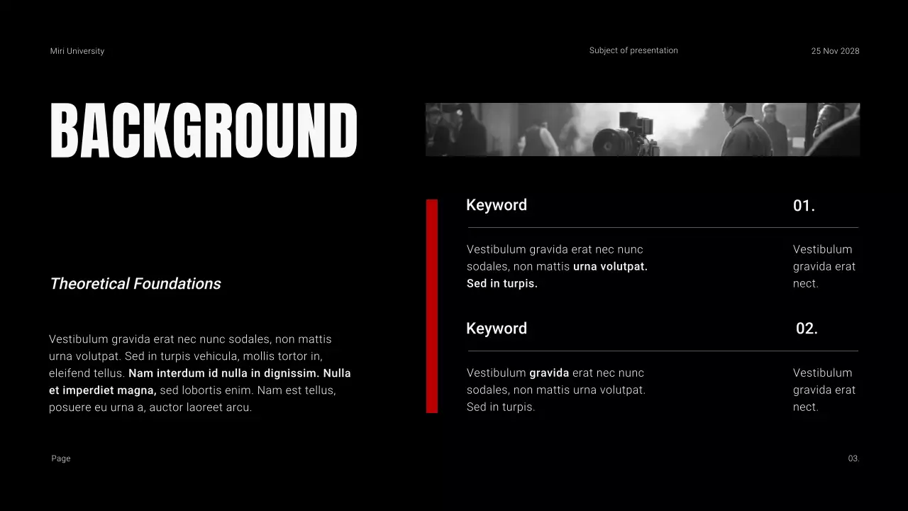 Bài thuyết trình học thuật về làm phim chuyên nghiệp của người da đen