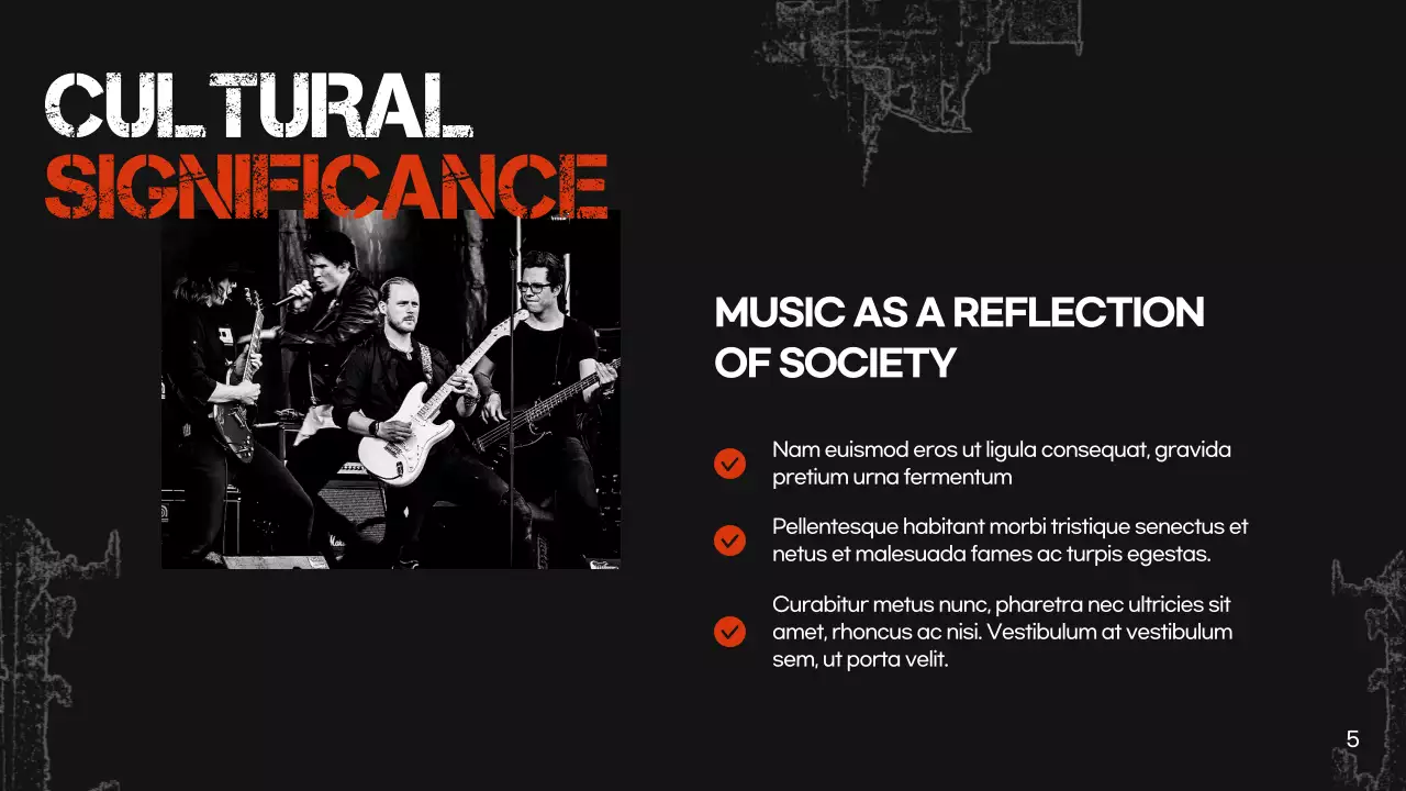 Black Retro Music History Presentation