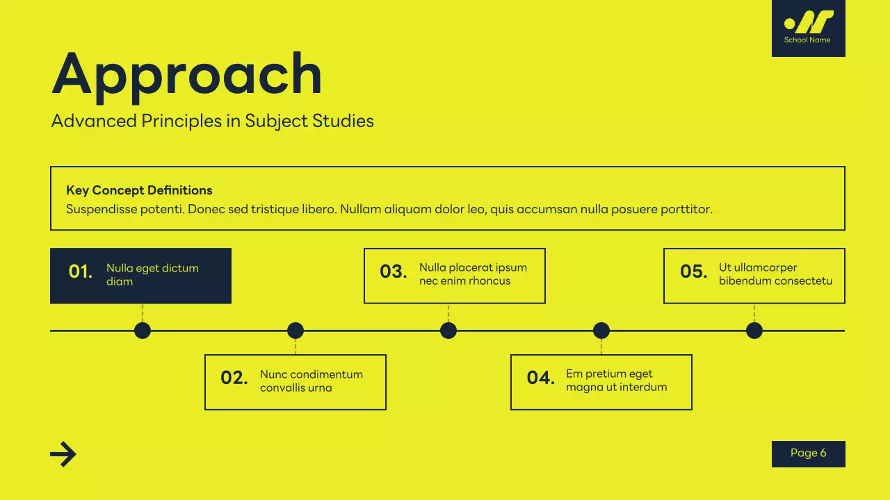 Yellow Modern Academic Introduction Presentation