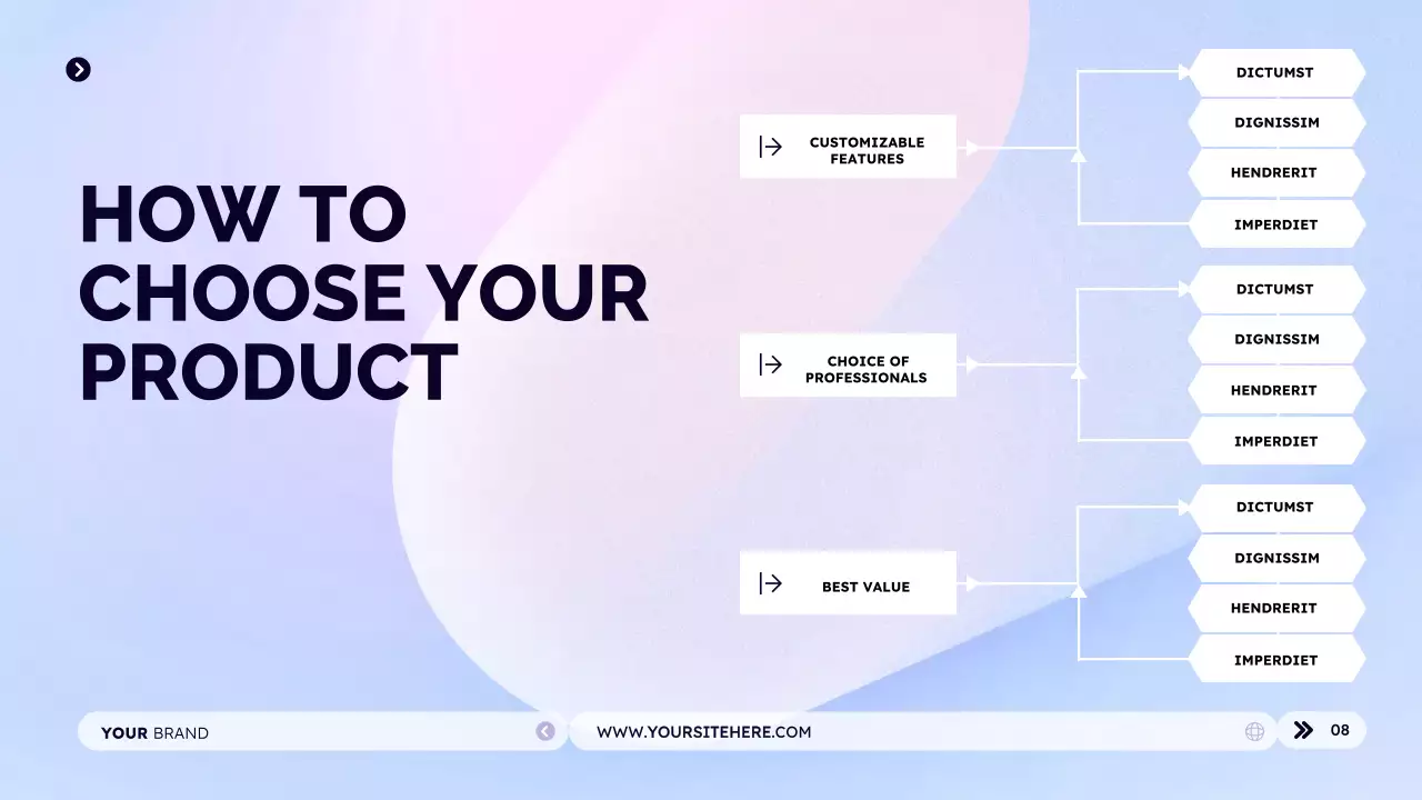 Blue Modern Product Catalog Guide Presentation