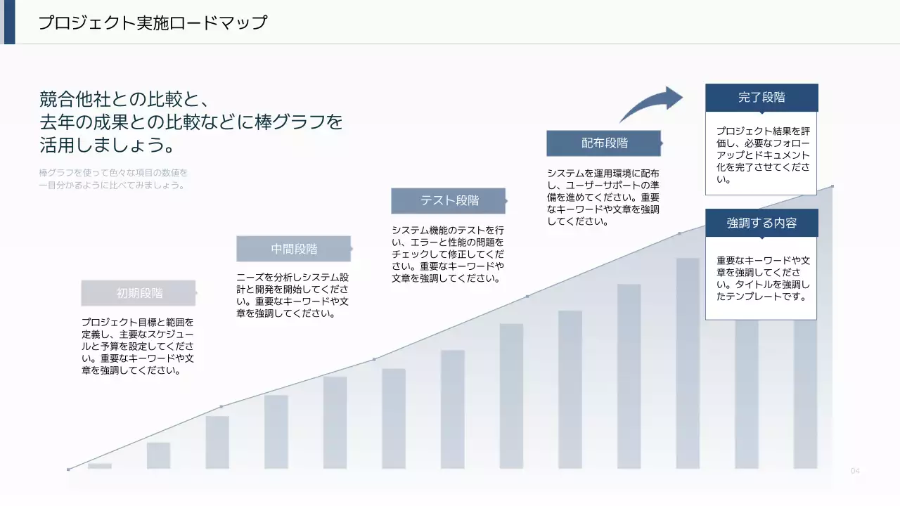 青 シンプル 業務手順書 マニュアル プレゼンテーション