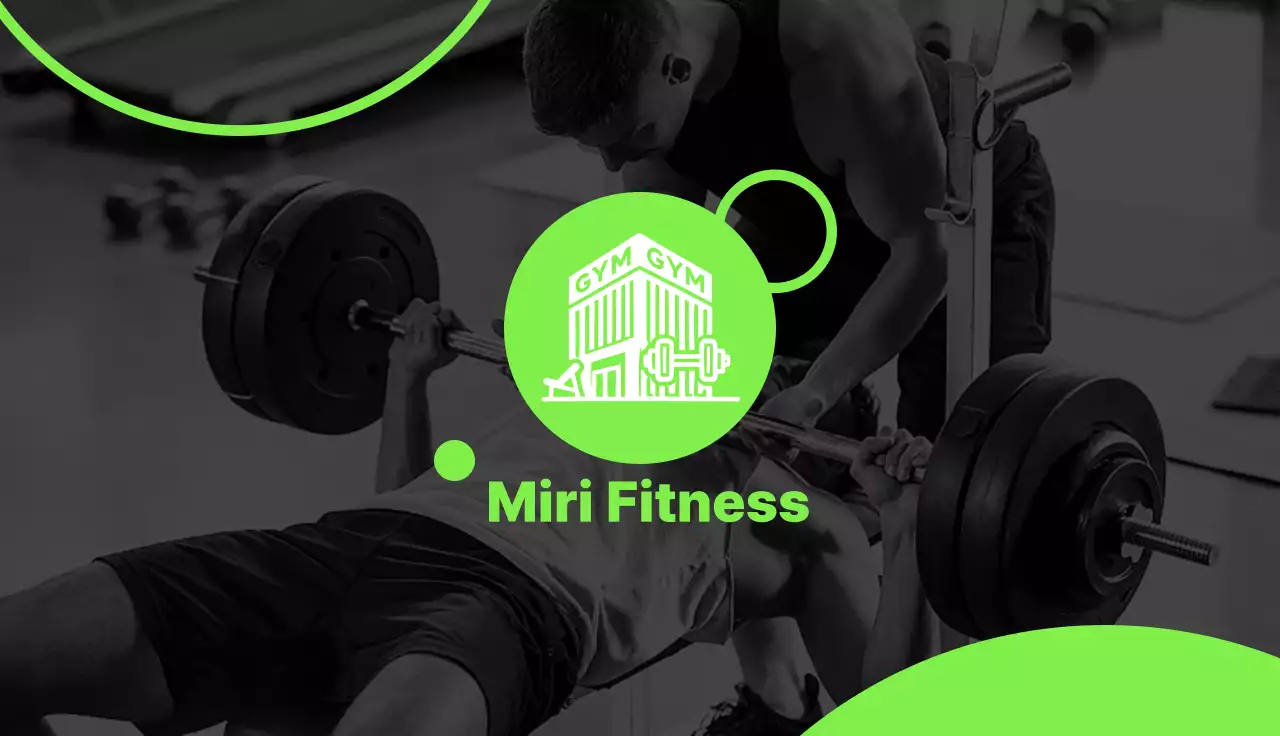 黒 緑 目立つ フィットネス ショップカード