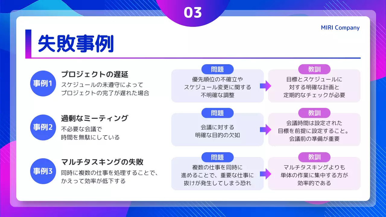 青 モダン 研修 プレゼンテーション