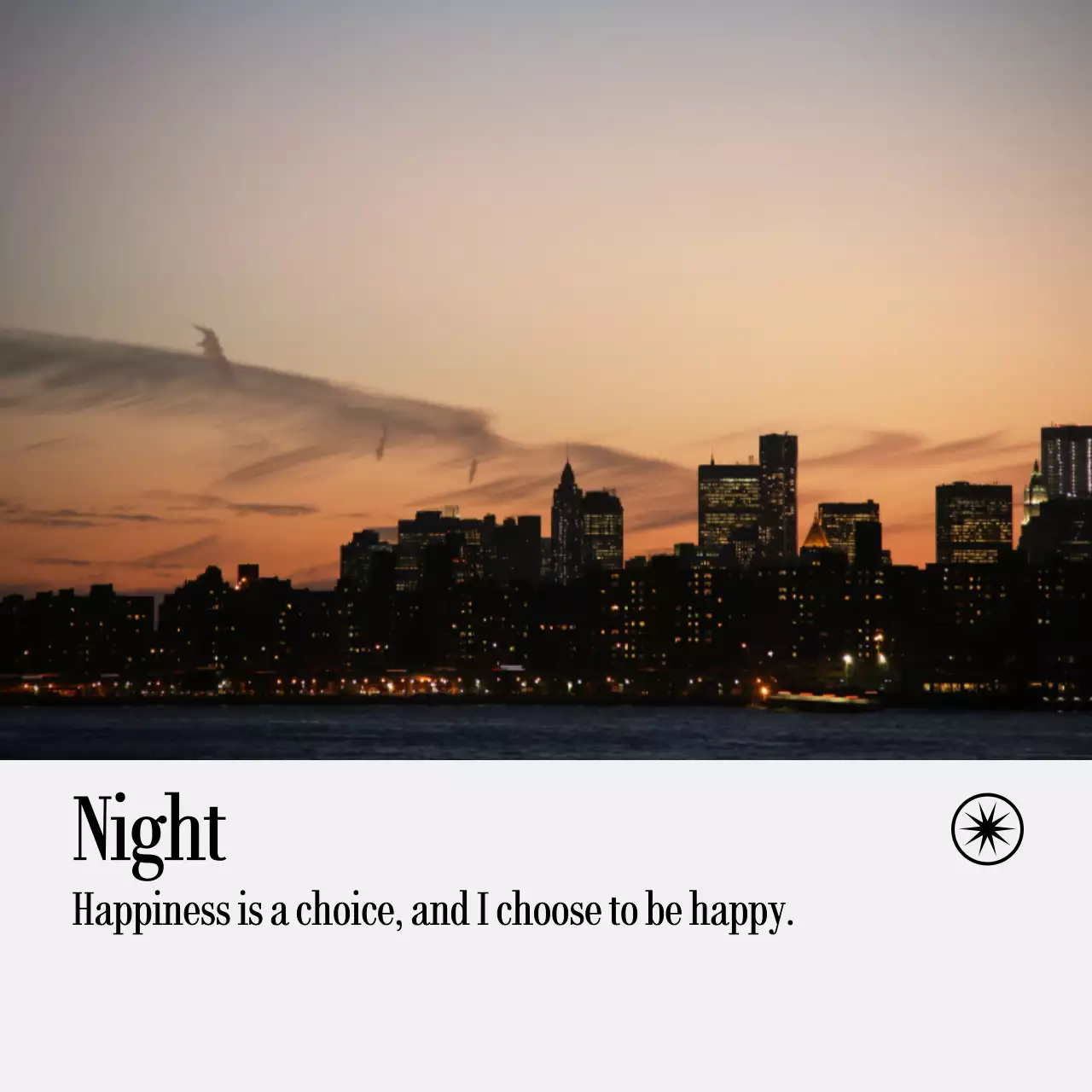 Catatan tulisan tangan dengan foto lanskap dan teks yang emosional