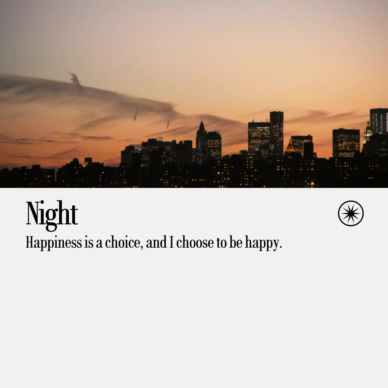 Catatan tulisan tangan dengan foto lanskap dan teks yang emosional