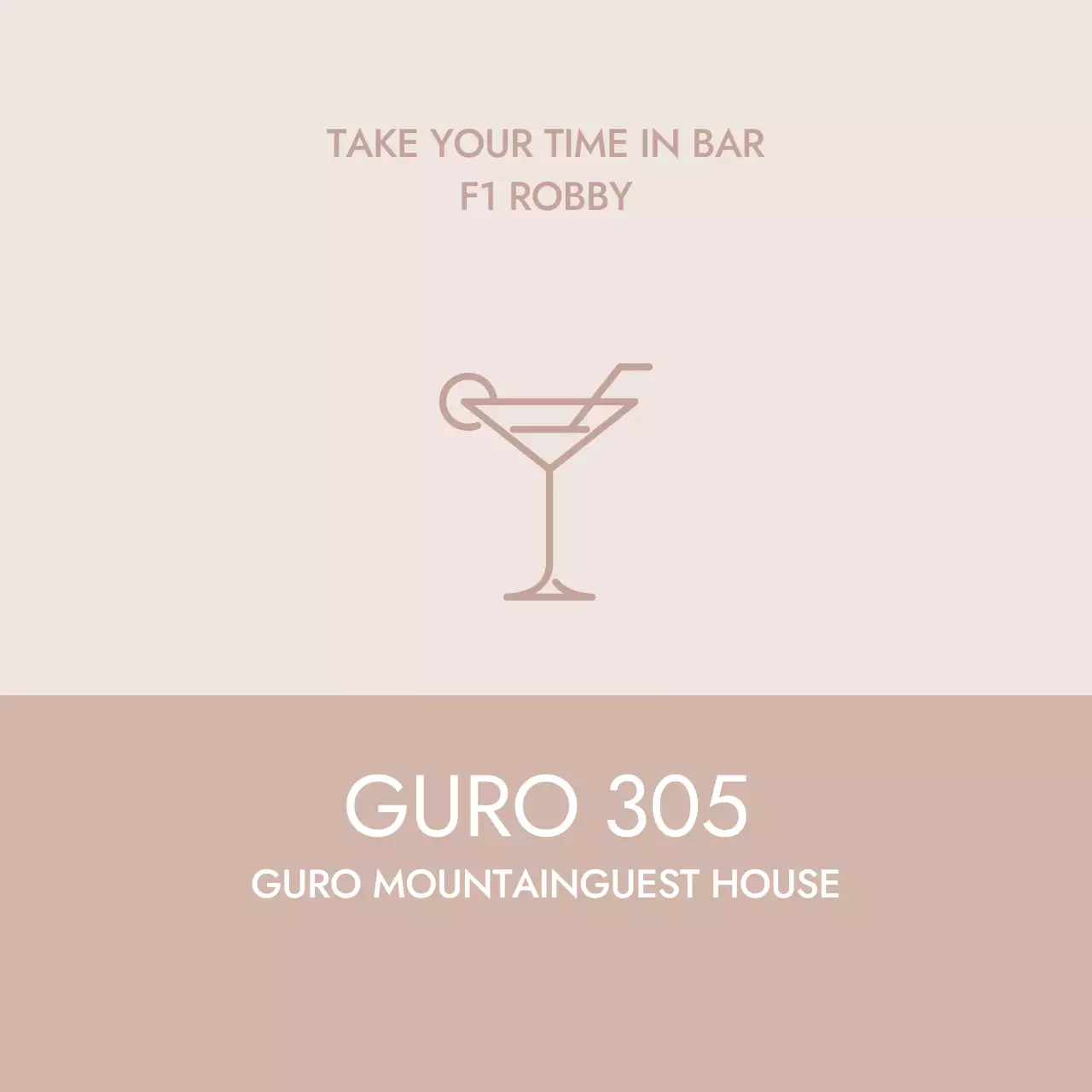 Kata-kata ikon minimalis berwarna krem