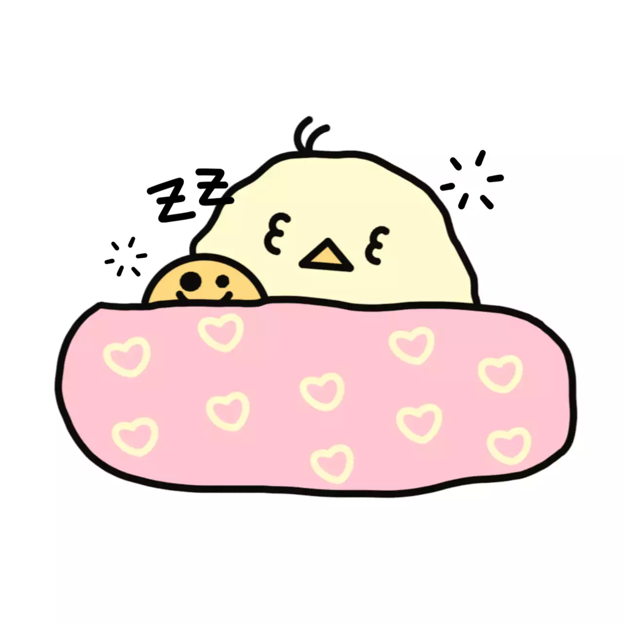 Pink Cute Cartoon Stickers