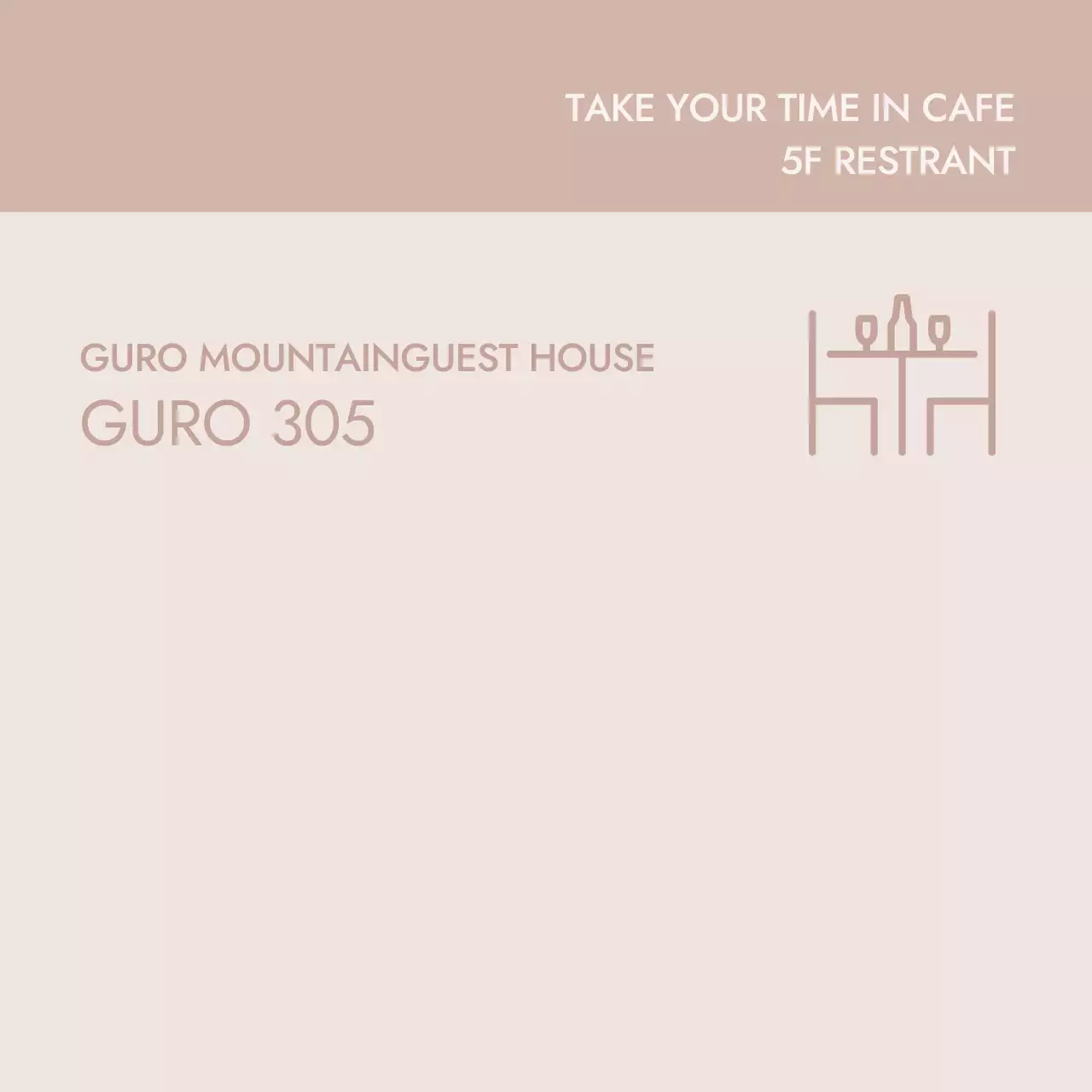 Kata-kata ikon minimalis berwarna krem