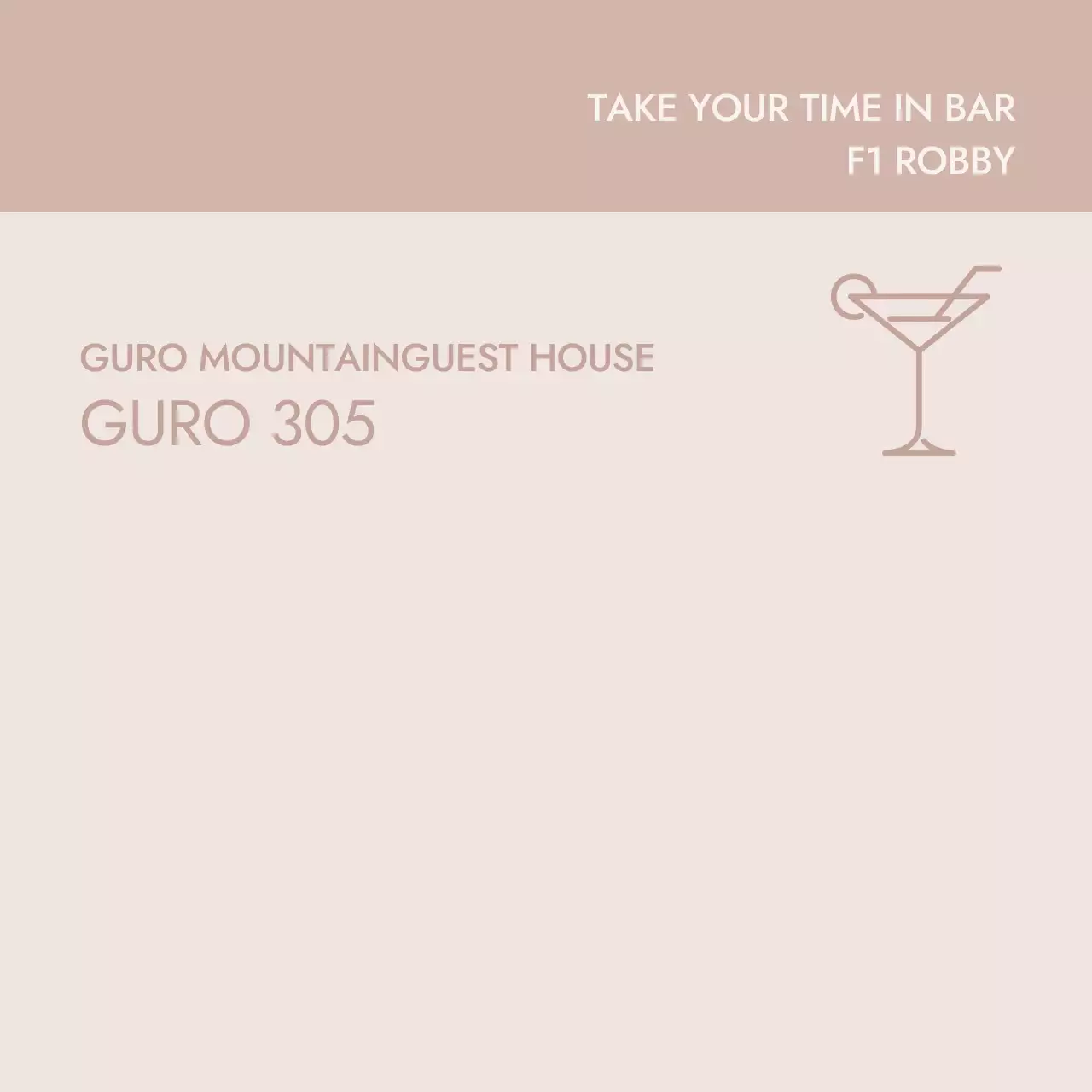 Kata-kata ikon minimalis berwarna krem