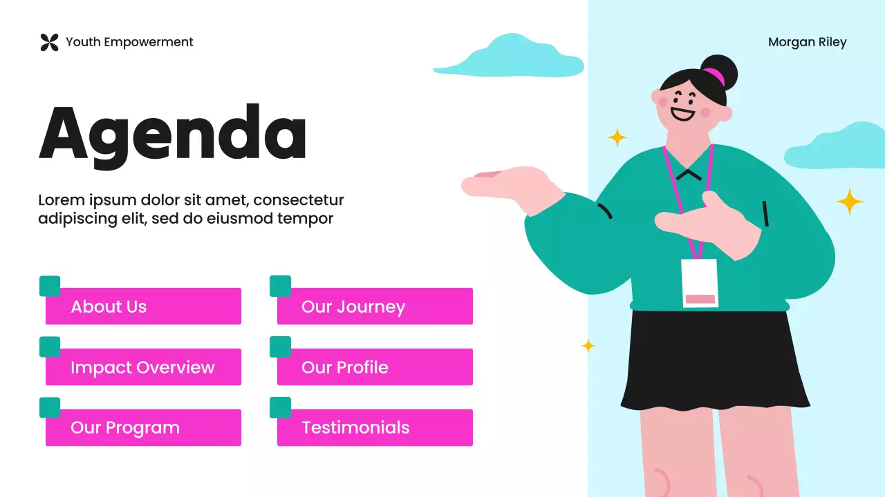 Pink Modern Non-Profit Proposal Presentation