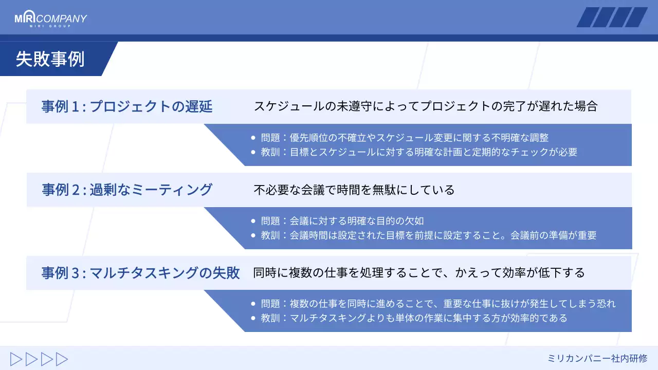 青 シンプル 研修 プレゼンテーション