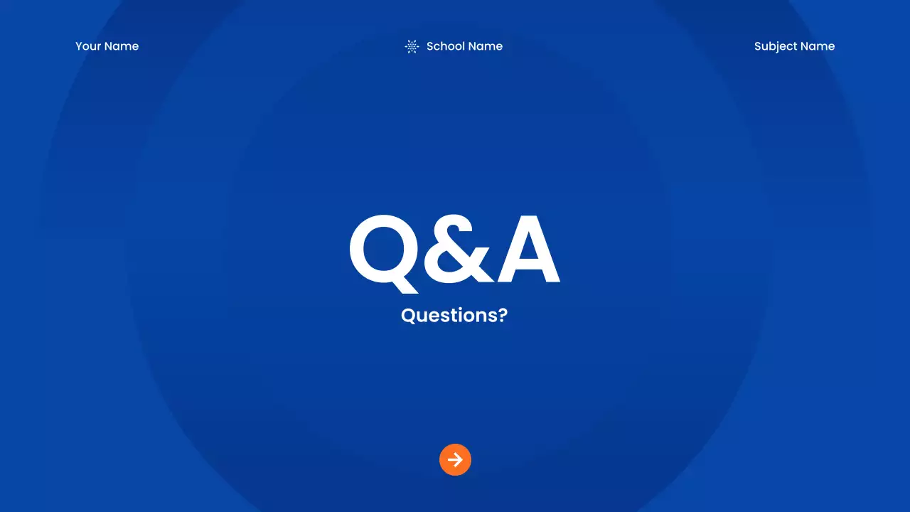 블루 모던 아카데믹 소개 프레젠테이션