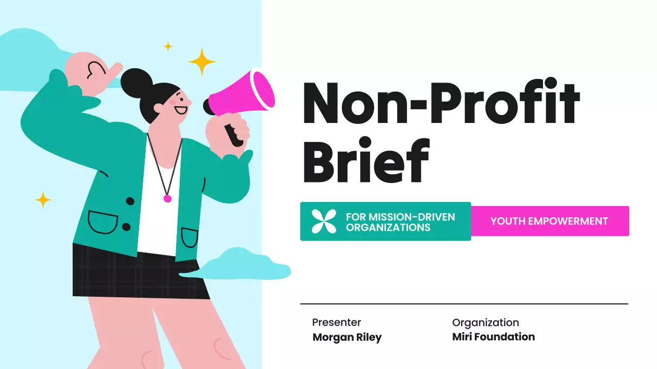Pink Modern Non-Profit Proposal Presentation