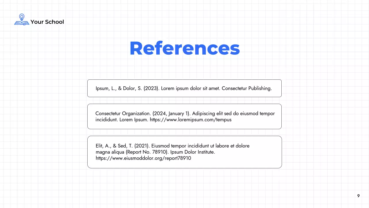 Presentasi Pengantar Akademik Modern Biru