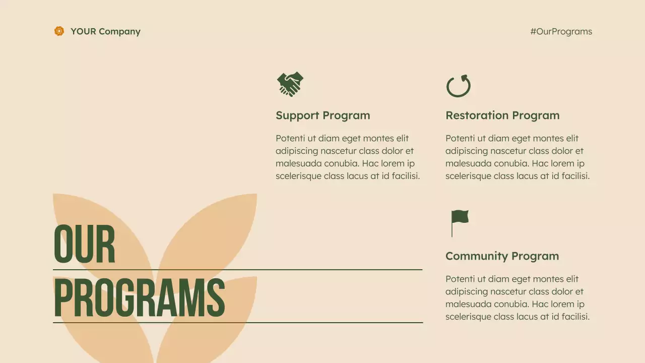 Green Modern Non-Profit Brief Presentation