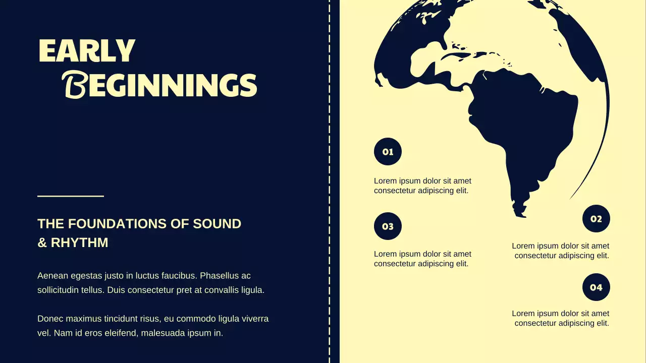 Navy Classic Music History Presentation
