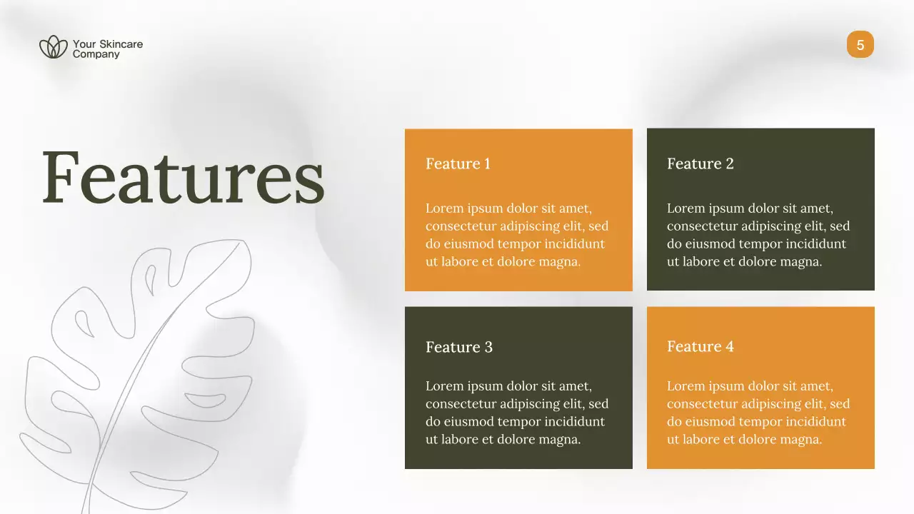 Beige Elegant Skincare Product Catalogue Presentation