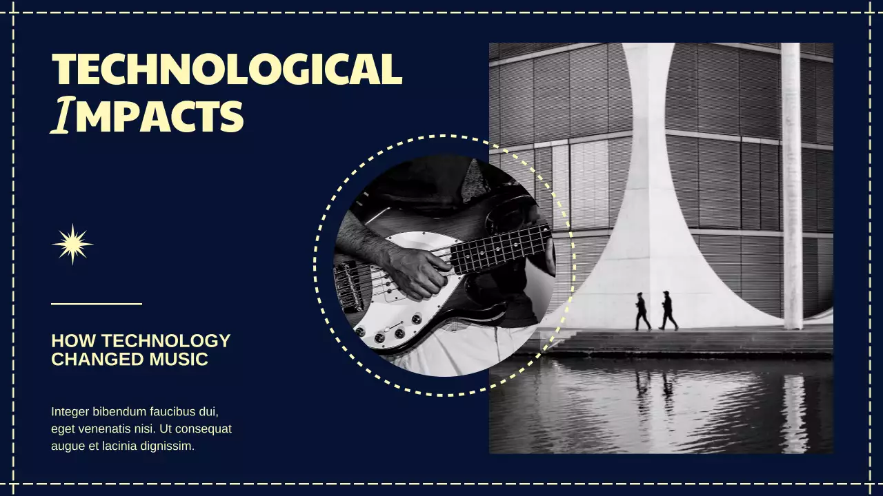 Navy Classic Music History Presentation