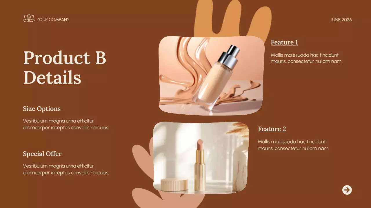 Beige Minimalist Product Catalogue Presentation