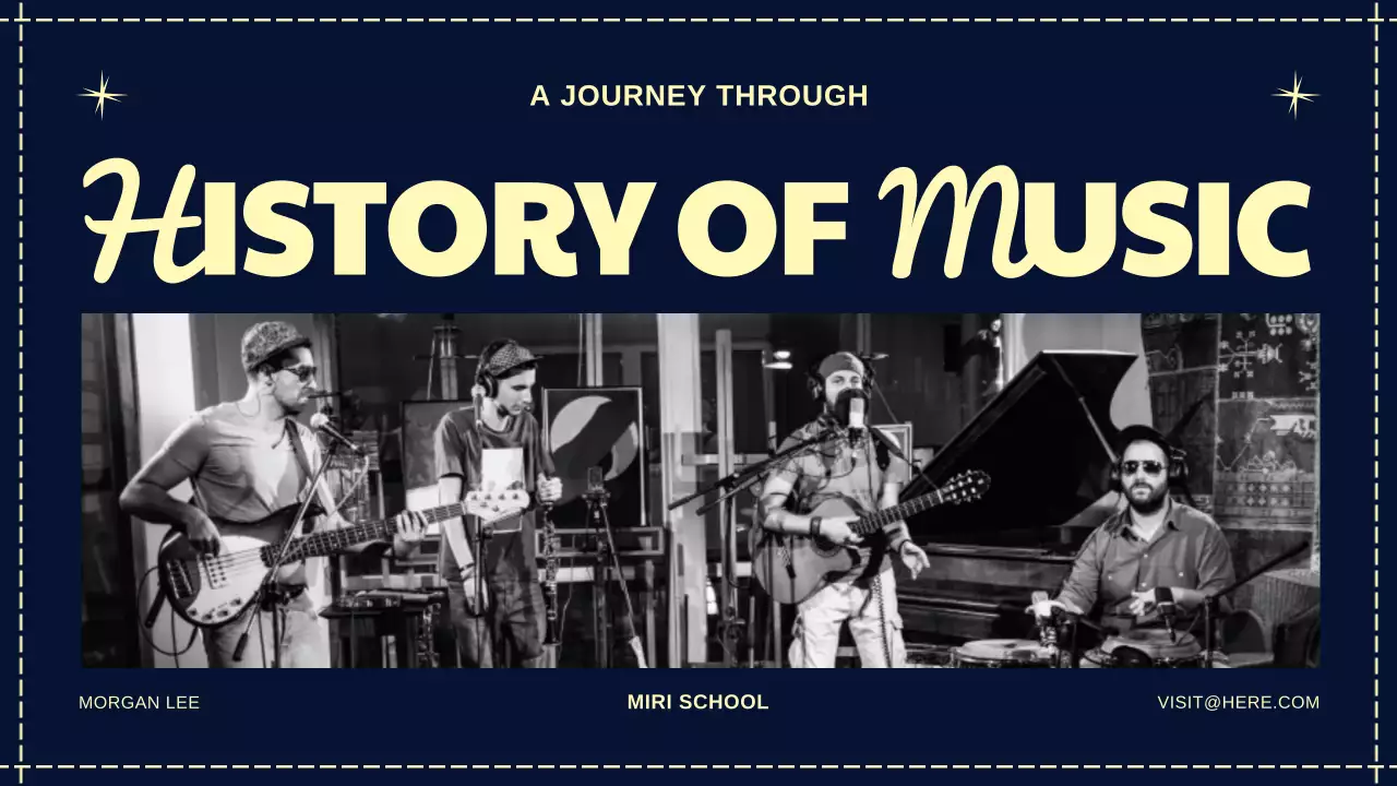 Navy Classic Music History Presentation