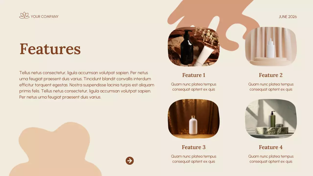 Beige Minimalist Product Catalogue Presentation