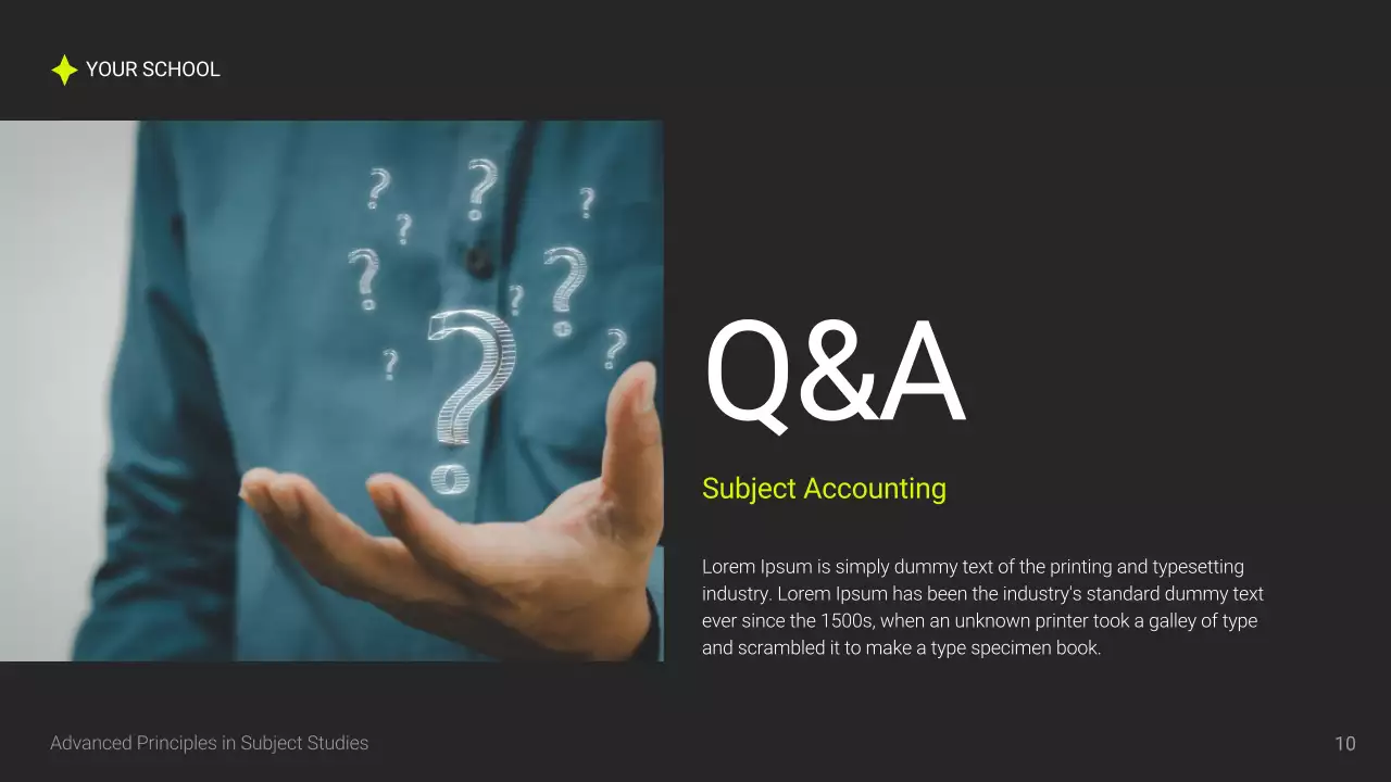 Black Professional Academic Introduction Presentation