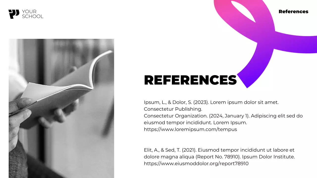 Purple Modern Academic Presentation