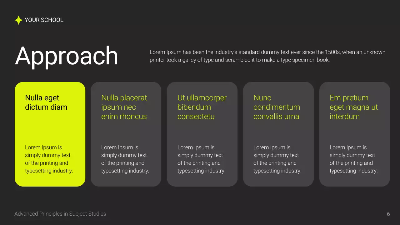 Black Professional Academic Introduction Presentation