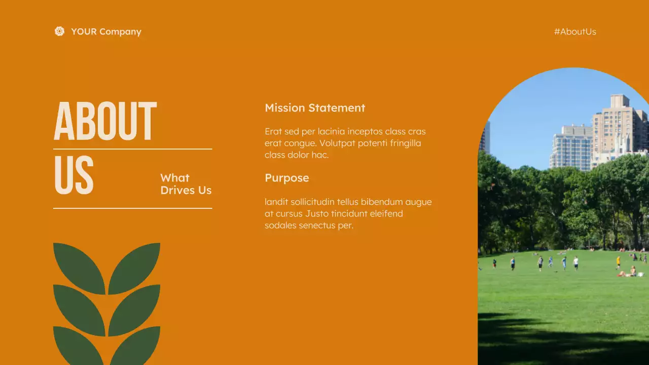 Green Modern Non-Profit Brief Presentation