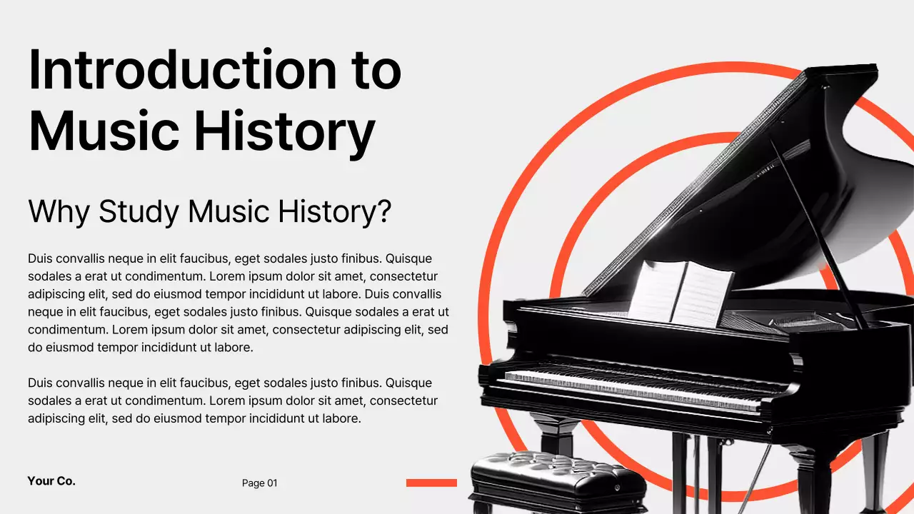 Black Classic Music History Presentation