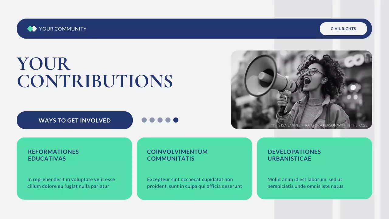 Blue Modern Civil Movements History Presentation