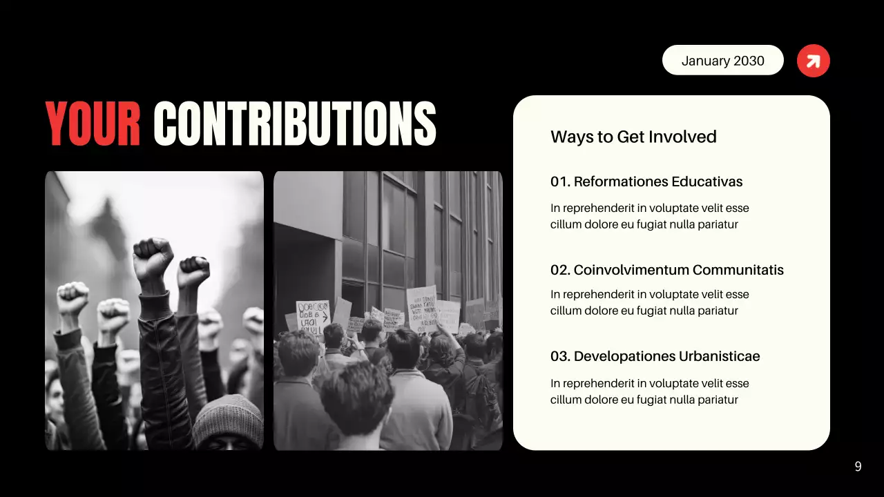 Black Modern Civil Movements History Presentation