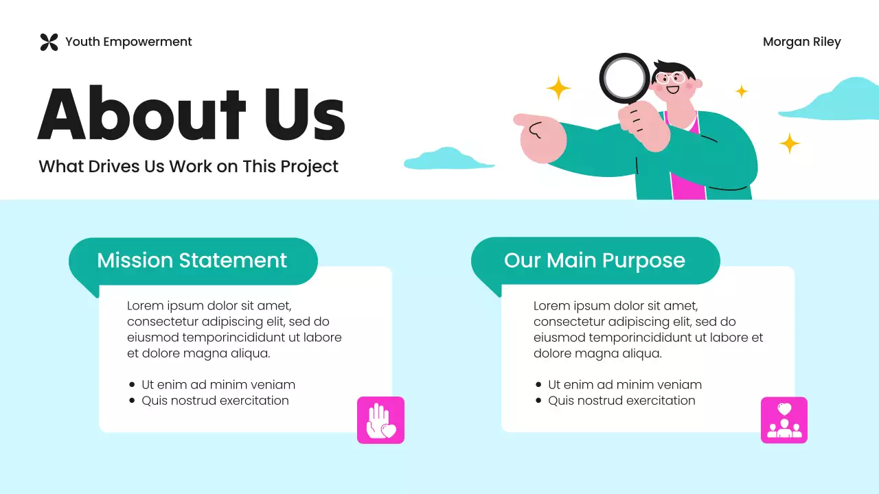 Pink Modern Non-Profit Proposal Presentation