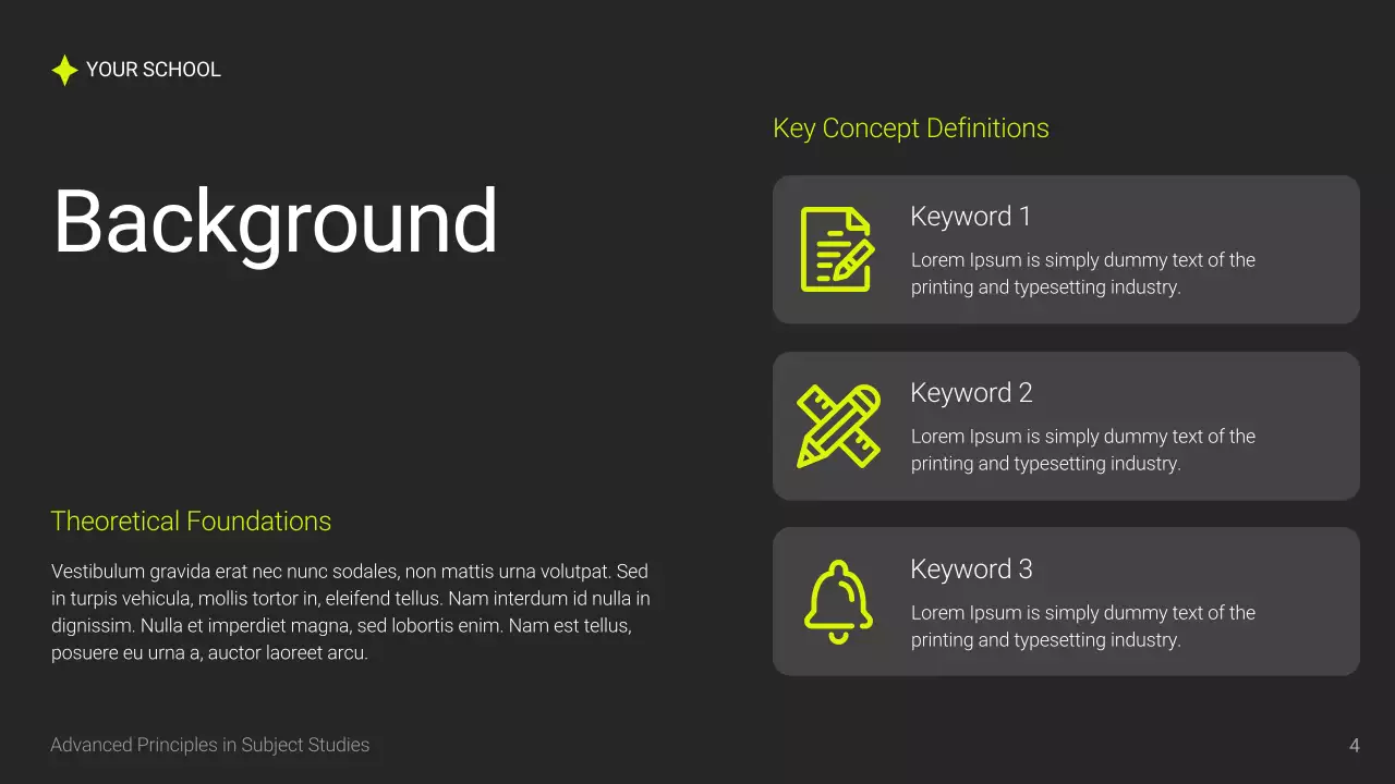 Black Professional Academic Introduction Presentation