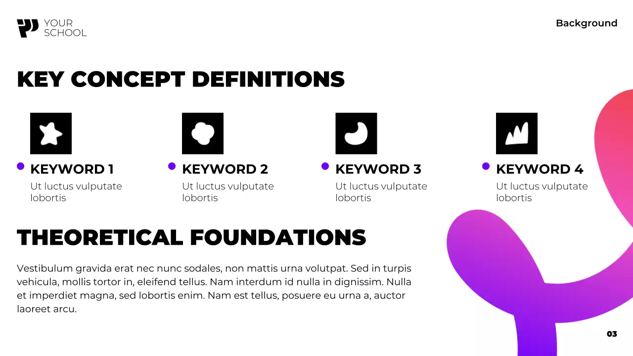 Purple Modern Academic Presentation