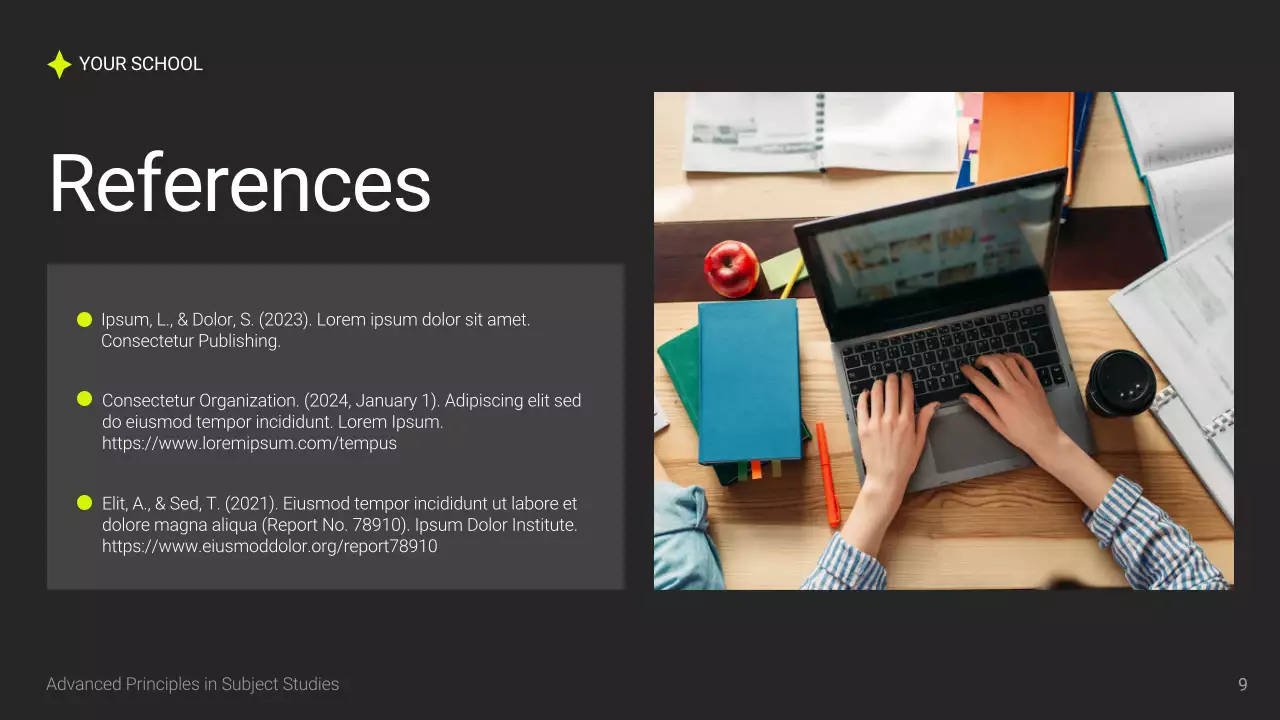 Black Professional Academic Introduction Presentation