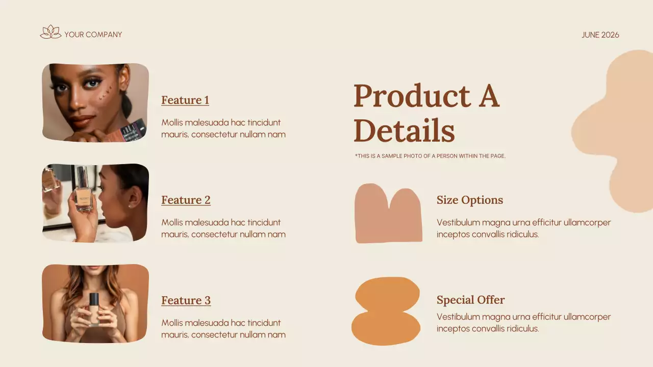 Beige Minimalist Product Catalogue Presentation