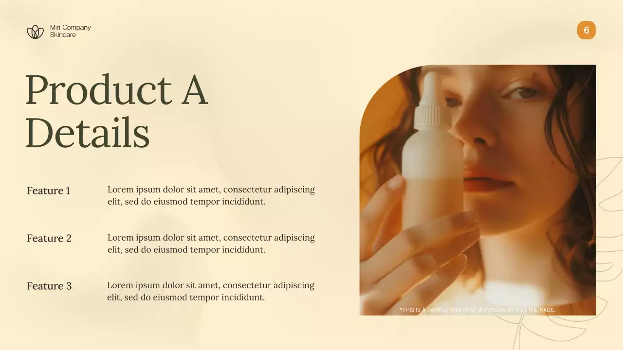 Beige Elegant Skincare Product Catalogue Presentation