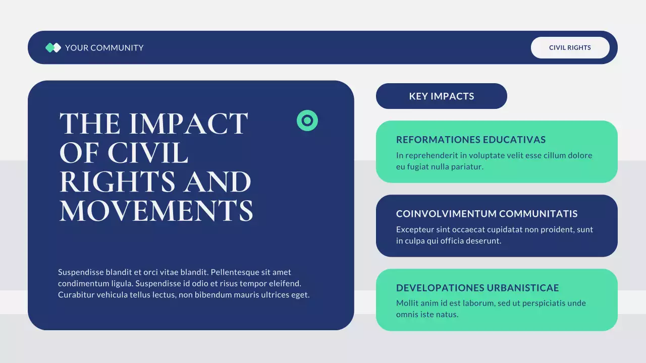 Blue Modern Civil Movements History Presentation