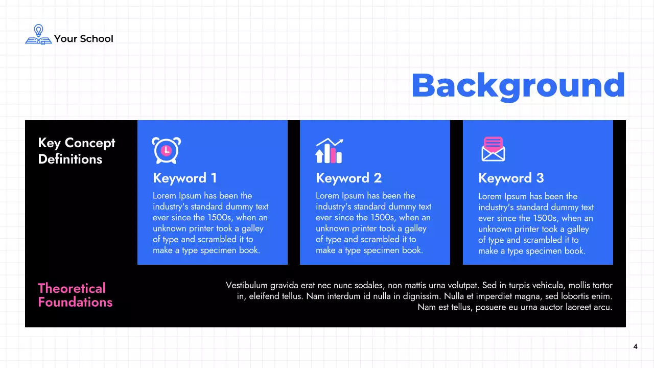 Presentasi Pengantar Akademik Modern Biru